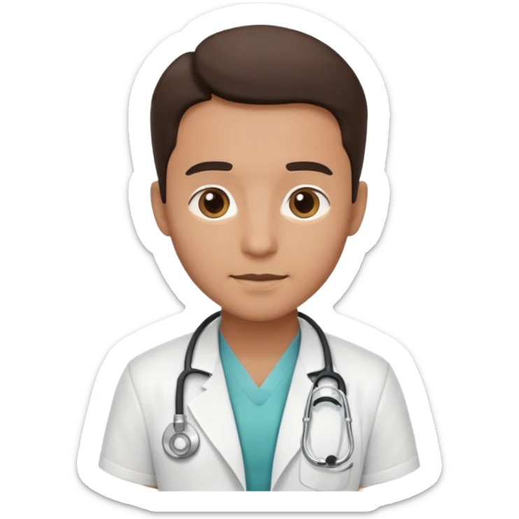 can you give me a human doctor emoji type thing and a robot emoji i can put in an MLLM benchmark diagam sticker