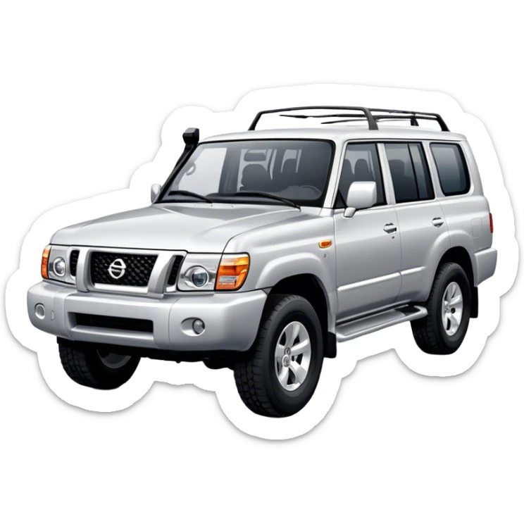 Nissan Patrol - Nissan (Model Year: 2022) (Iconic colour: Silver) sticker