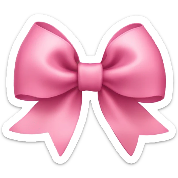 Coquette bow sticker