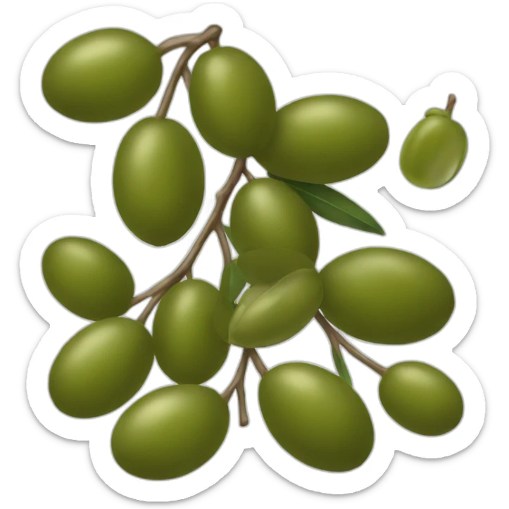 Rich olive sticker