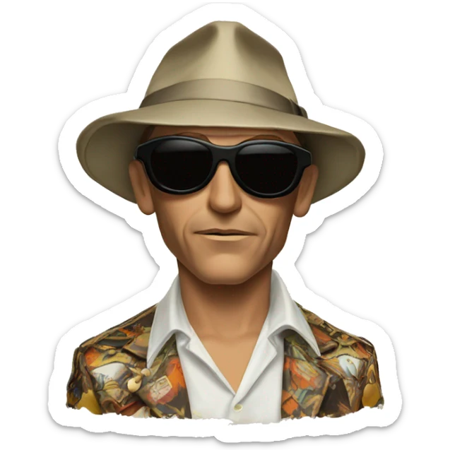 Raoul Duke Fear And Loathing In Las Vegas sticker