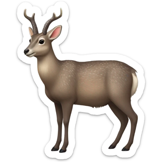 Musk deer sticker