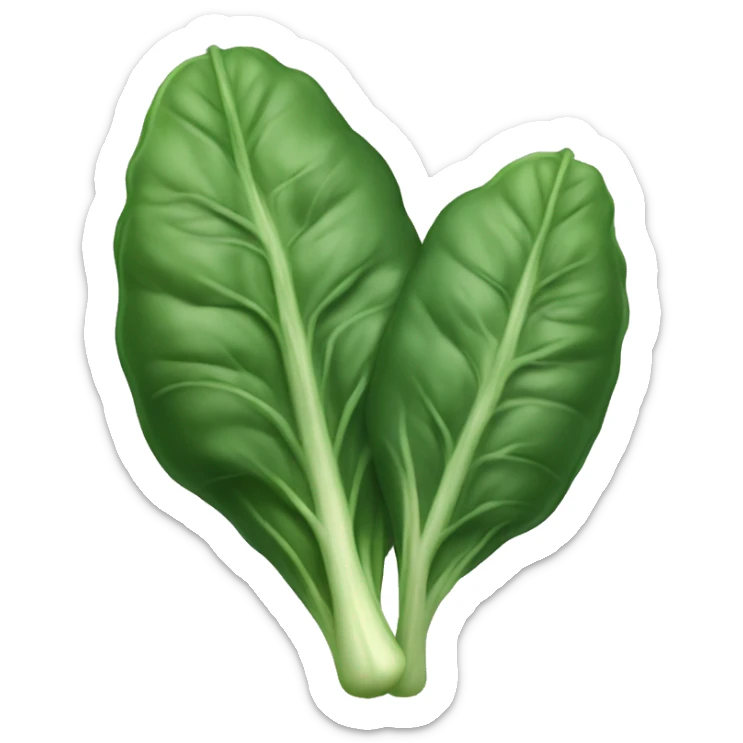 Spinach sticker