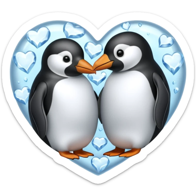 Susunkan aku emoji yang ada di game whiteout survival menjadi sebuah gambar love sticker