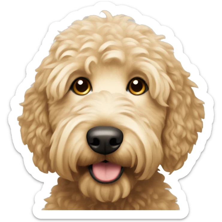 Golden doodle sticker