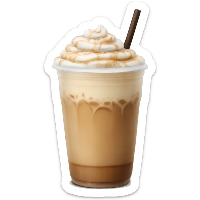 iced latte sticker