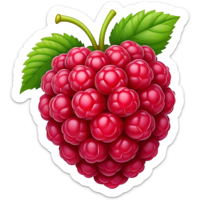 raspberry sticker