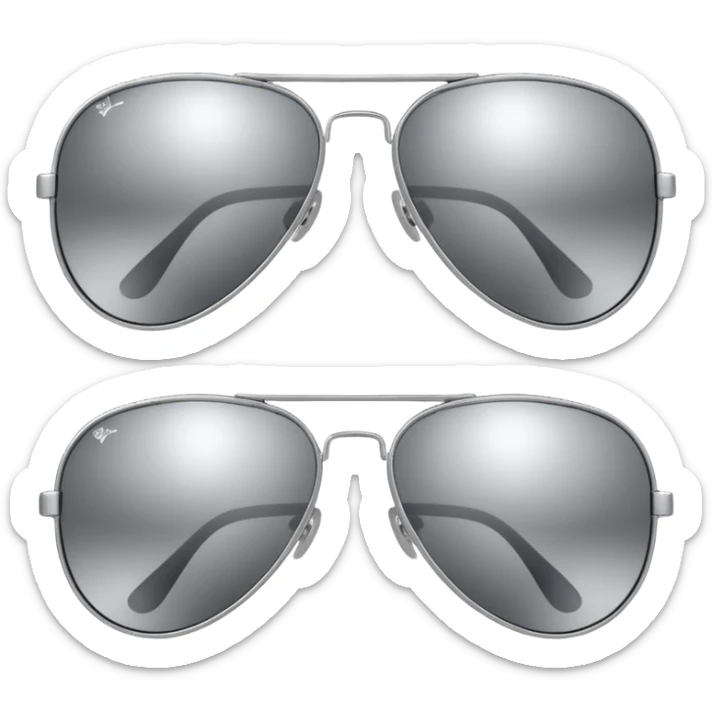 aviator sunglasses sticker