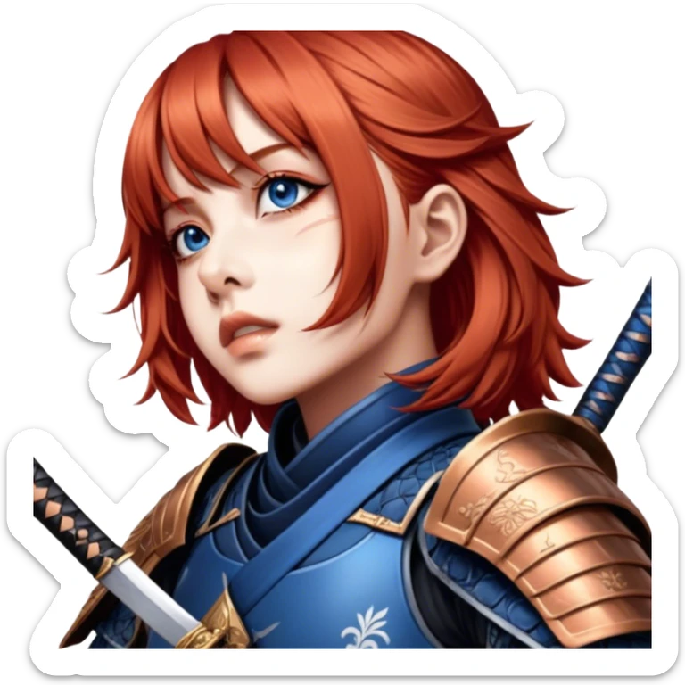 Vigilant Samurai sticker