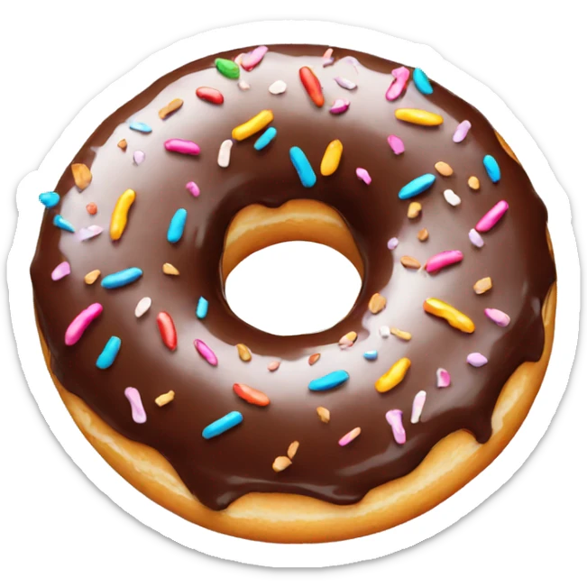 Donut sticker