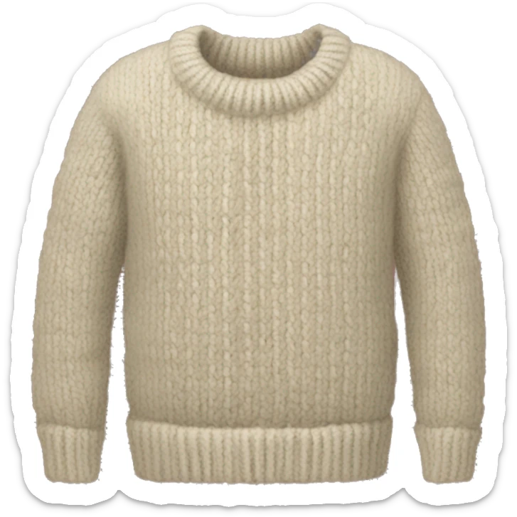 knit sweater sticker