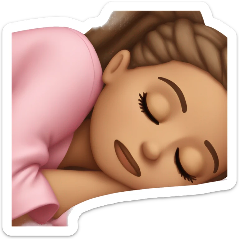 Ariana Grande sleeping sticker