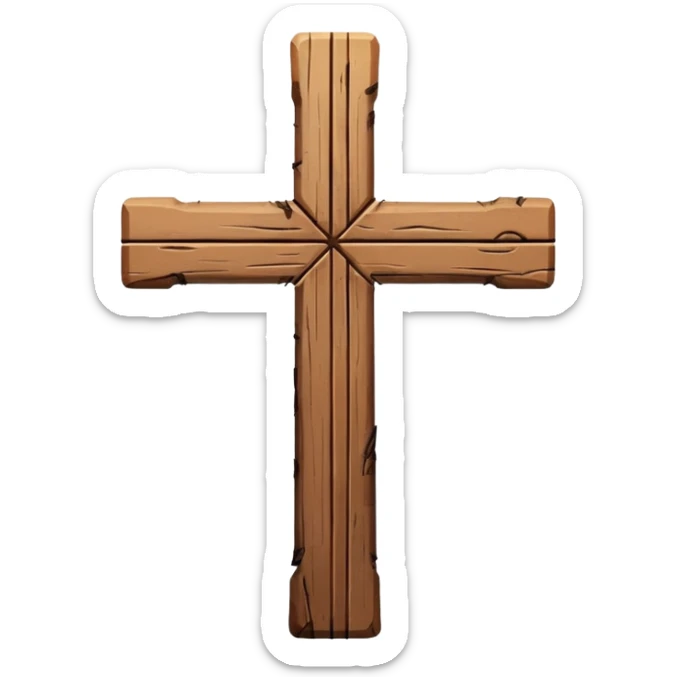 Cross sticker