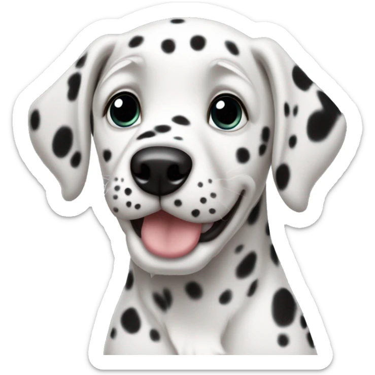 Dalmatian puppy  sticker