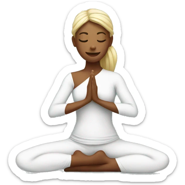 Yoga sticker