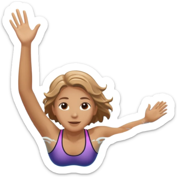 person swimming laps in pool zoomed out showing lap swiming back stroke, no more zoomed out full body but par under water I want to see the water sticker