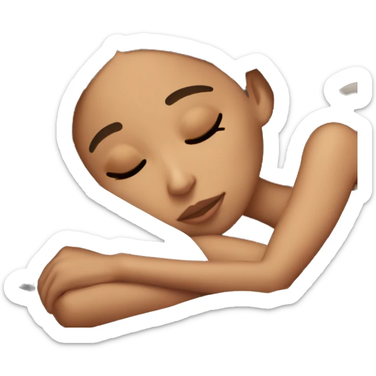 Ariana Grande sleeping sticker