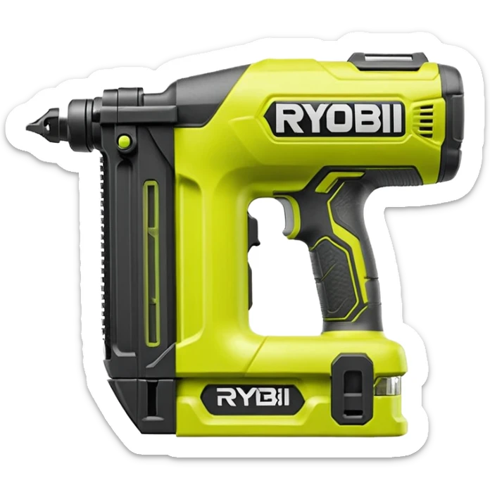 RYOBI 18V ONE+ AirStrike 18-Gauge Cordless Brad Nailer emoji style  sticker