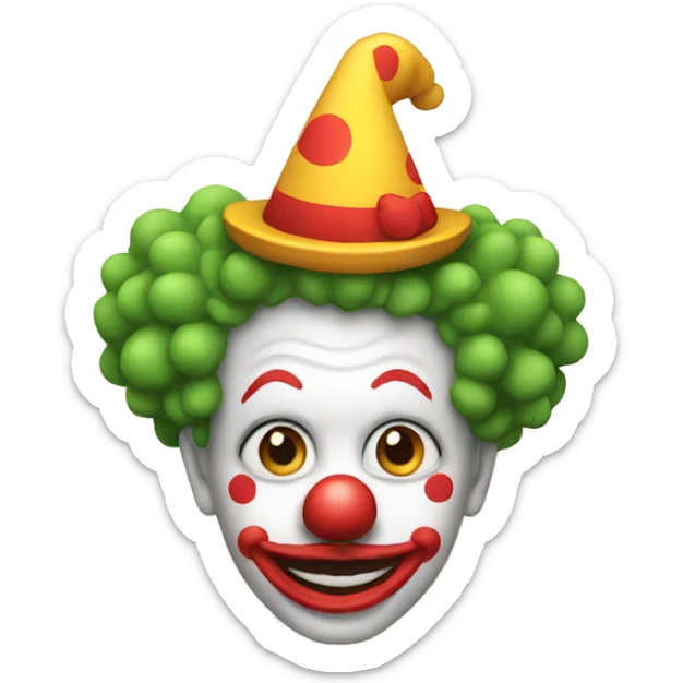 clown sticker
