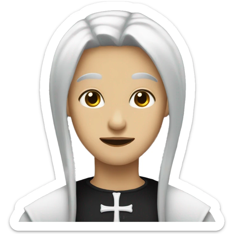 cross gothic sticker