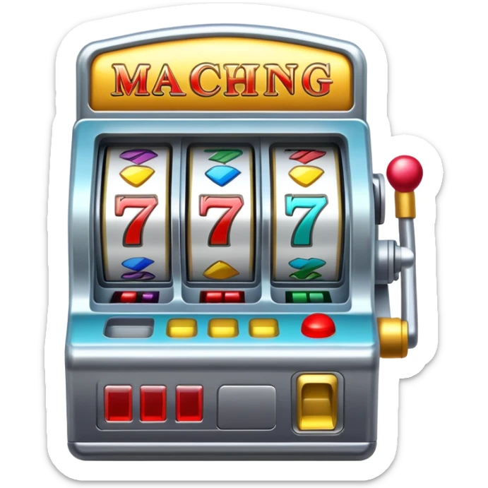 slot machine sticker