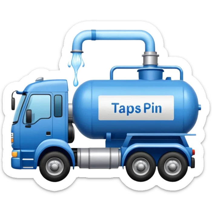 МолГрупп ДНР The organization is engaged in the delivery of tap water to addresses. Blue tankers. Water. sticker