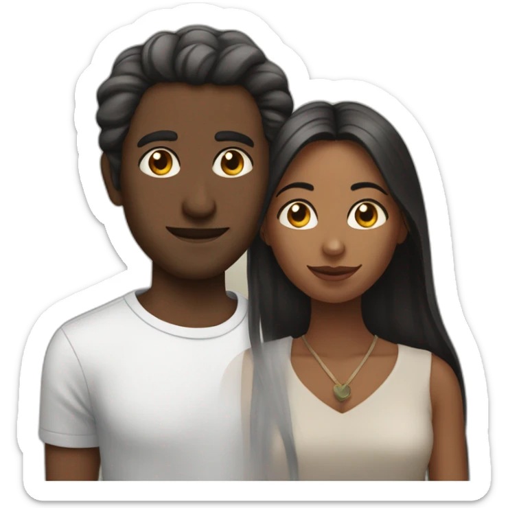 Zemmour in a relationship with a black person of color sticker