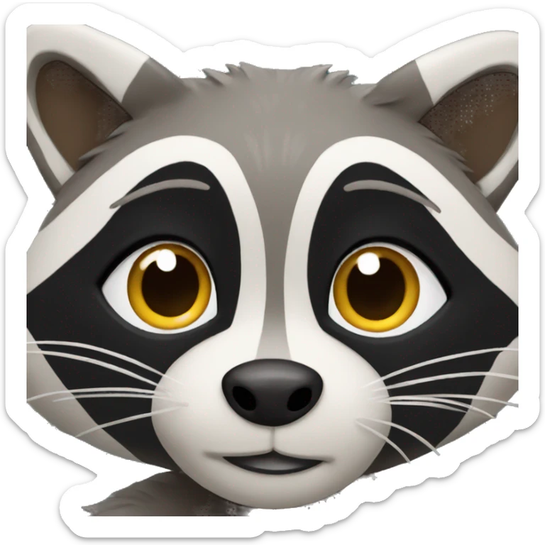 racoon sticker