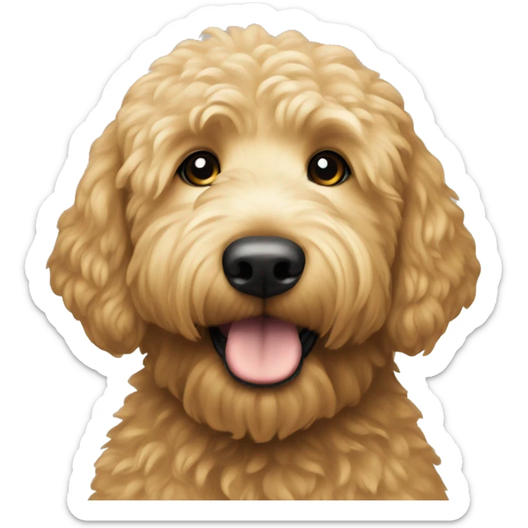 Golden doodle sticker
