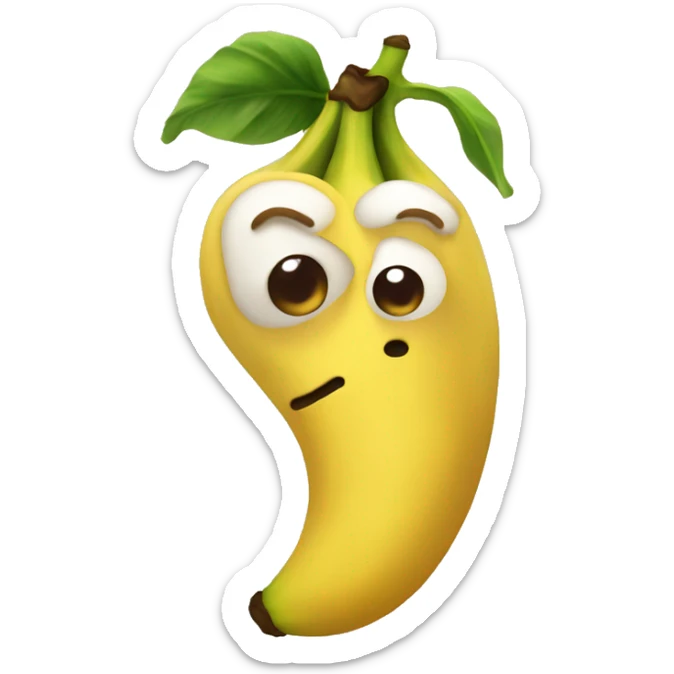 Poop banana  sticker
