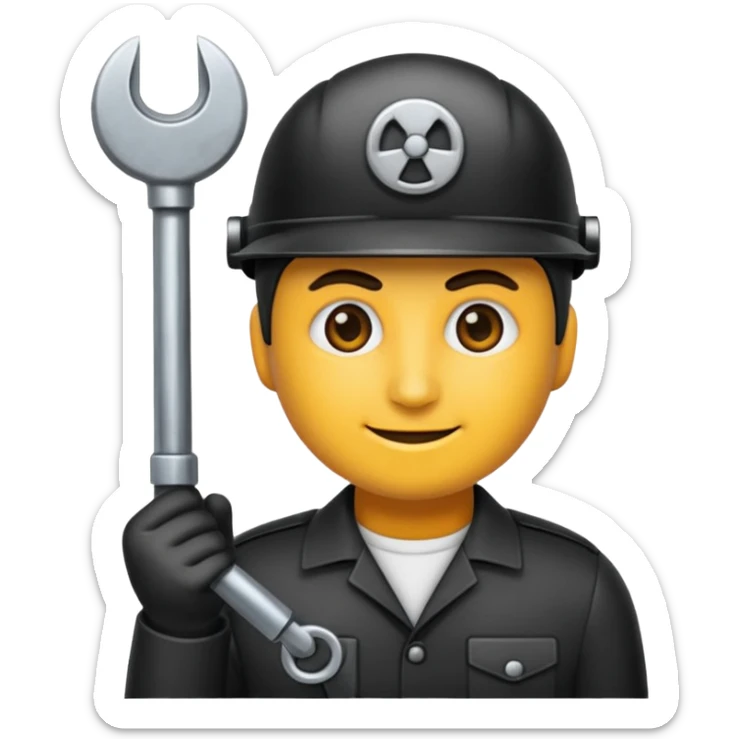 crea un emoji di un otturatore sticker