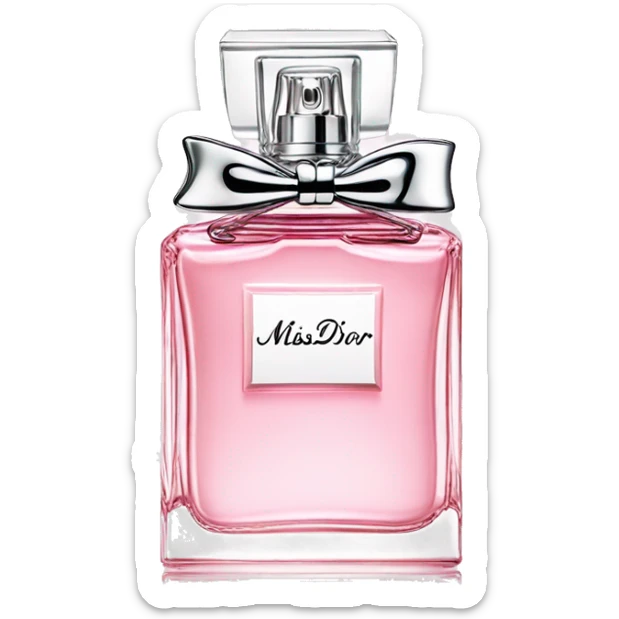 Miss dior perfume sticker