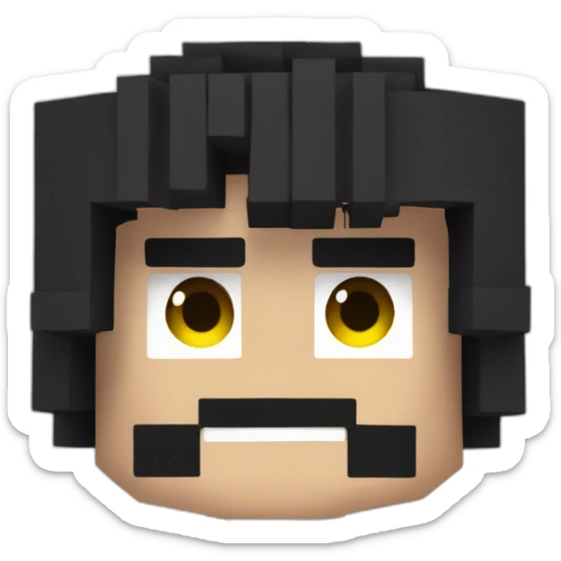 full-french-minecraft-ninja sticker