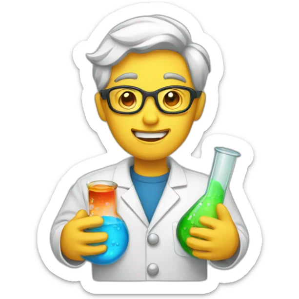Chemistry emoji sticker