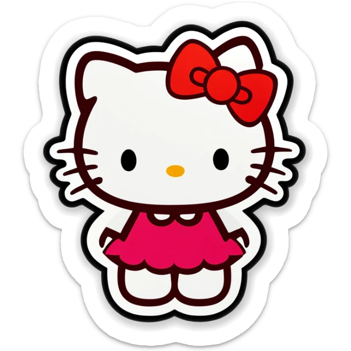 Hello kitty sticker