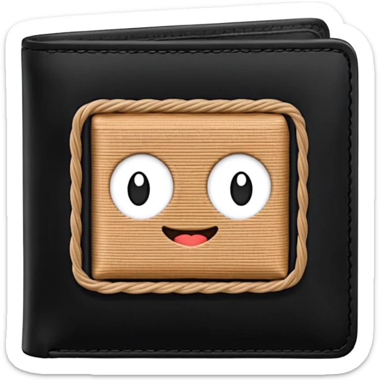 Cartera artesanales echa de hilo del chaguar  sticker