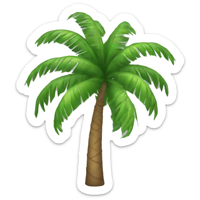 palm tree sticker