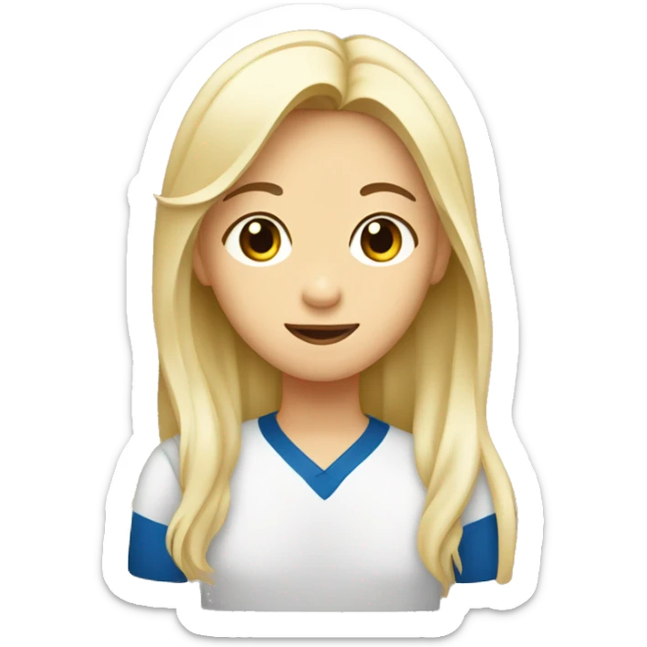 1 Filipino boy 1 Filipino girl and one white blond girl  sticker