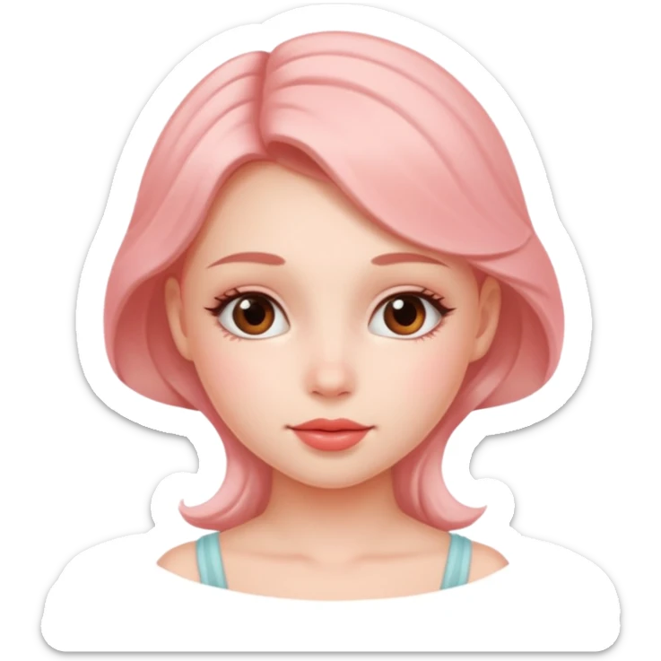 Girly femenino coquette delicado suave belleza  sticker