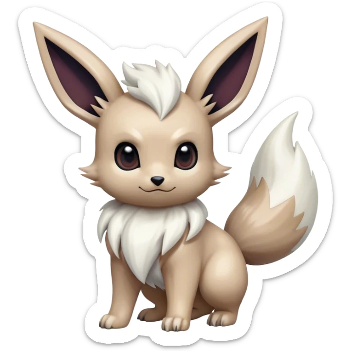 Epic Shiny Cool Cute Kawaii Eevee-Absol-Zorua-Pokemon Full Body sticker