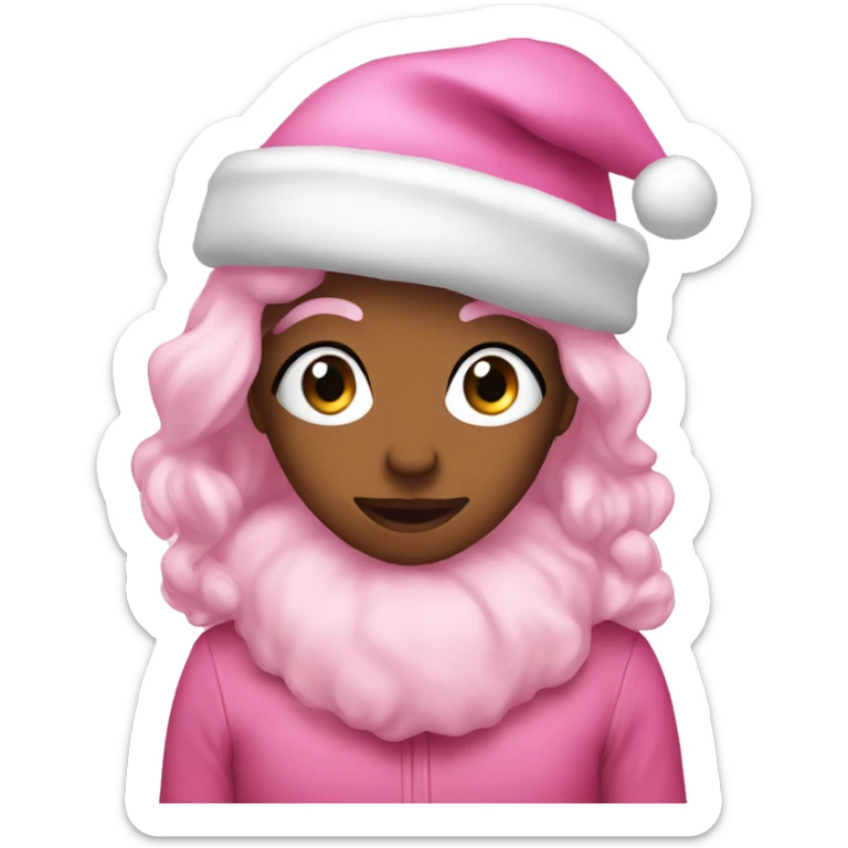 Pink Christmas  sticker