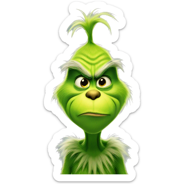 Grinch sticker