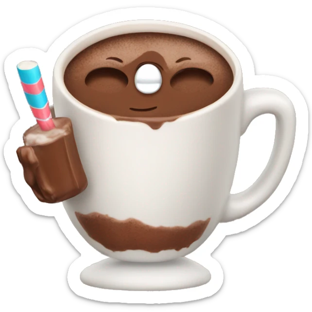 Hot chocolate  sticker