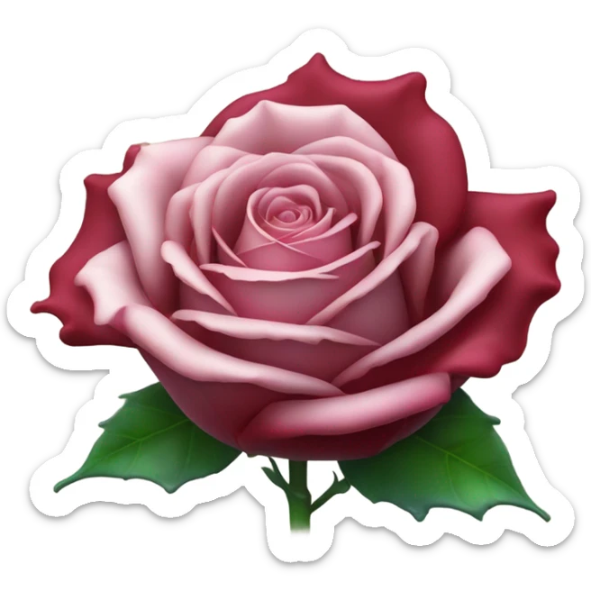 Rose sticker