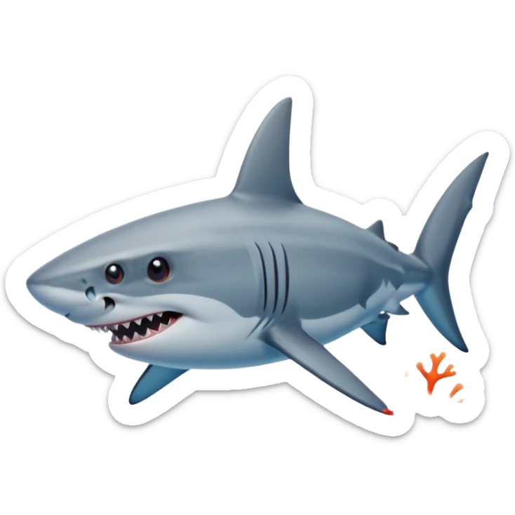 buatkan saya emoji elshark gran maja fish it yang biru itu yang siap dicopy paste sticker