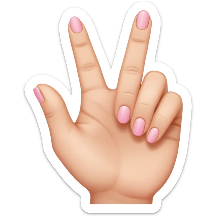Like the middle finger flipping off emoji but with the pinky finger only (pinky finger flipping off) only the pinky finger sticking up sticker