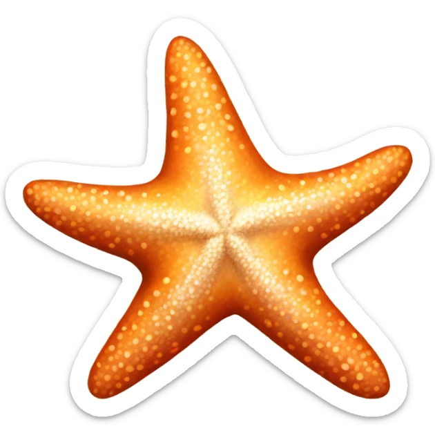 Starfish sticker
