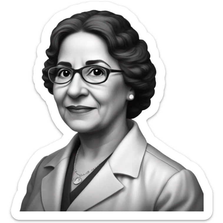 Julia Constancia de Burgos García was a Puerto Rican poet. As an advocate of Puerto Rican independence, she served as Secretary General of the Daughters of Freedom, the women's branch of the Puerto Rican Nationalist Party. burgundy  sticker