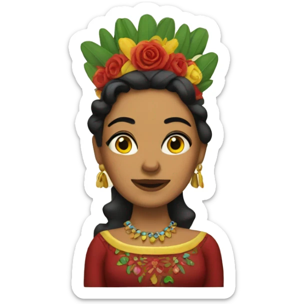 Mexican queen sticker