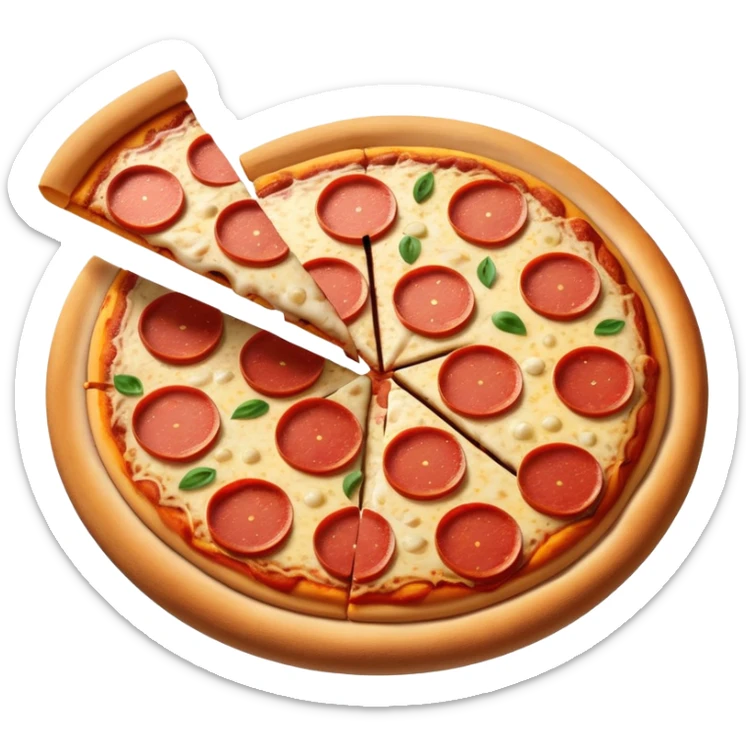 Pizza sticker